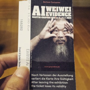 Ai Wei Wei's Evidence