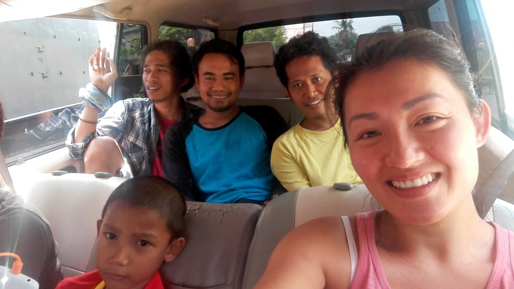 Im Minivan von Bira nach Makassar